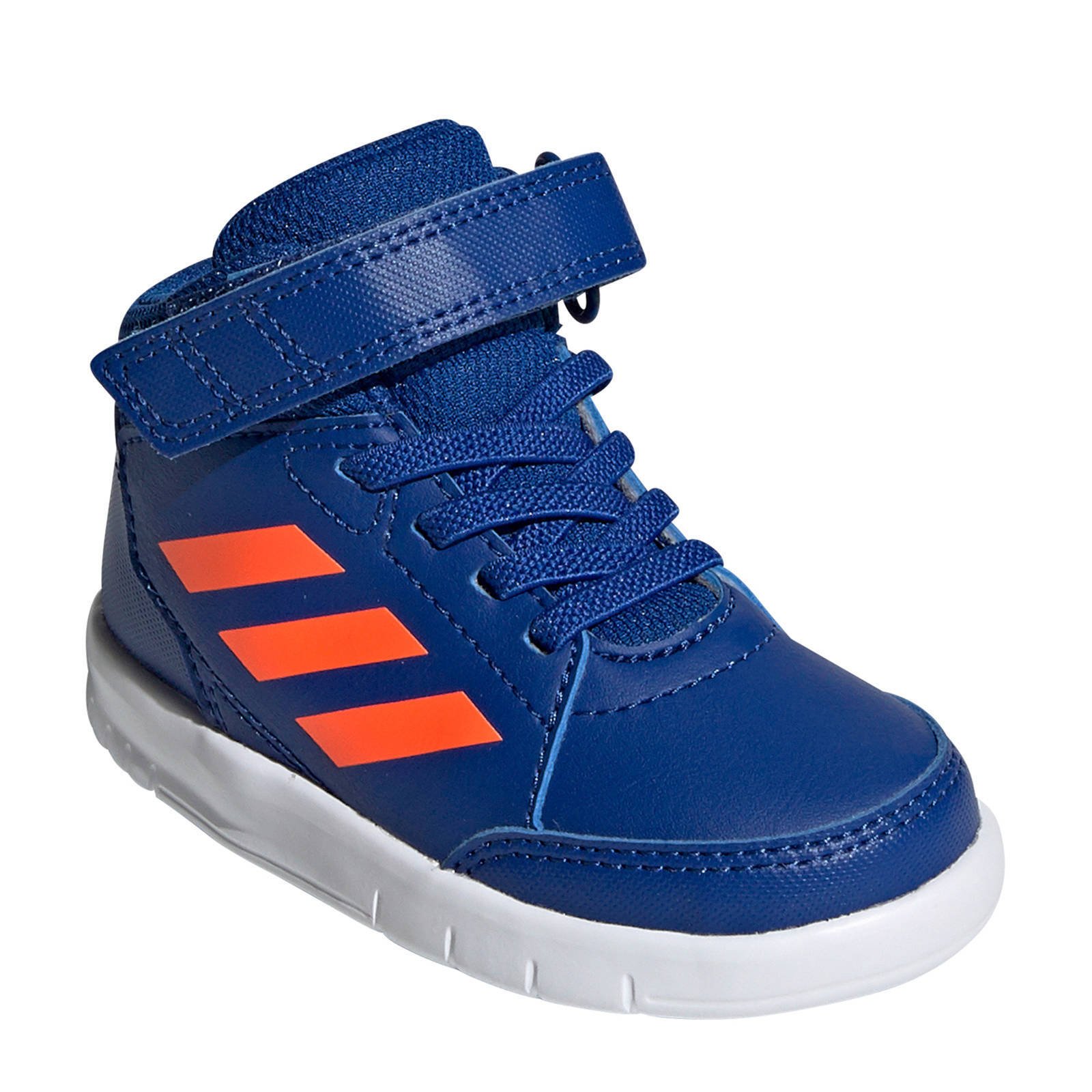 adidas sneakers blauw oranje