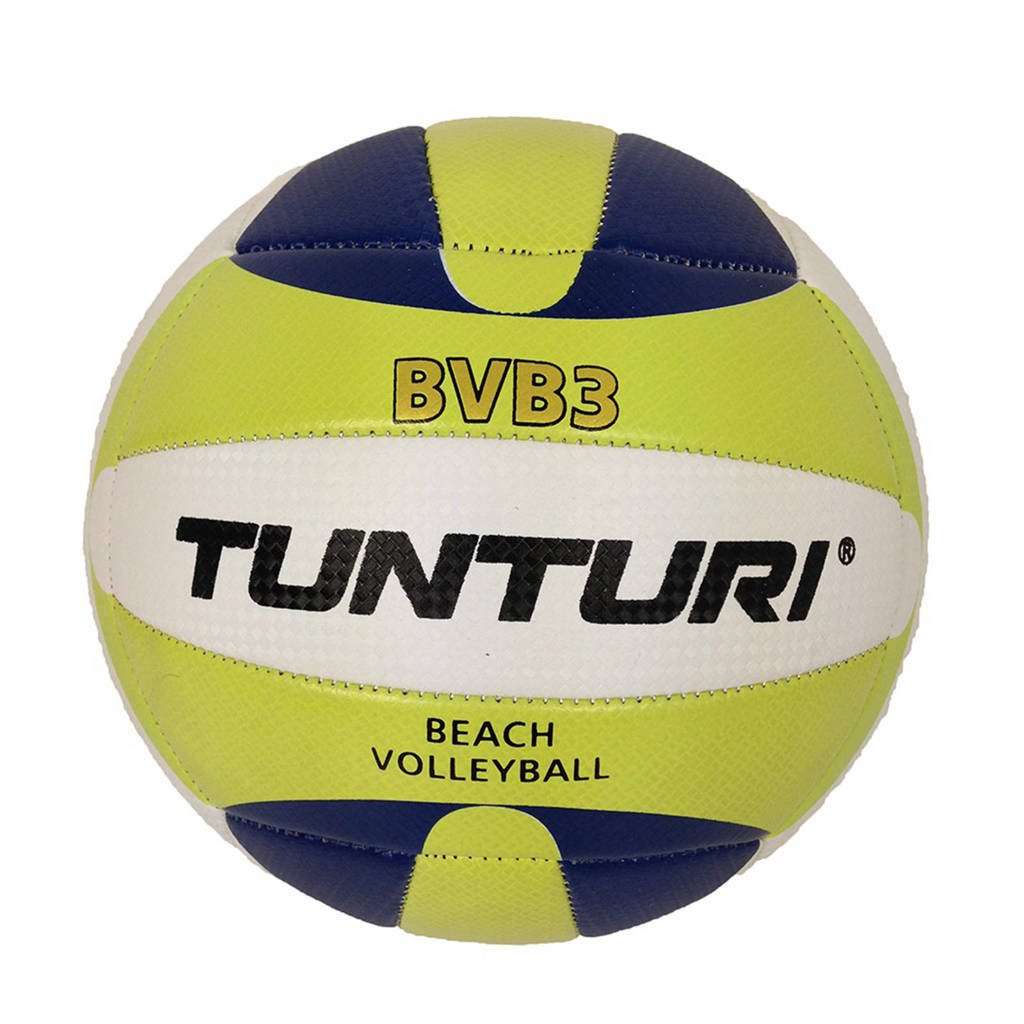Tunturi Beachvolleybal - Strand Volleybal - BVB3, Geel/blauw