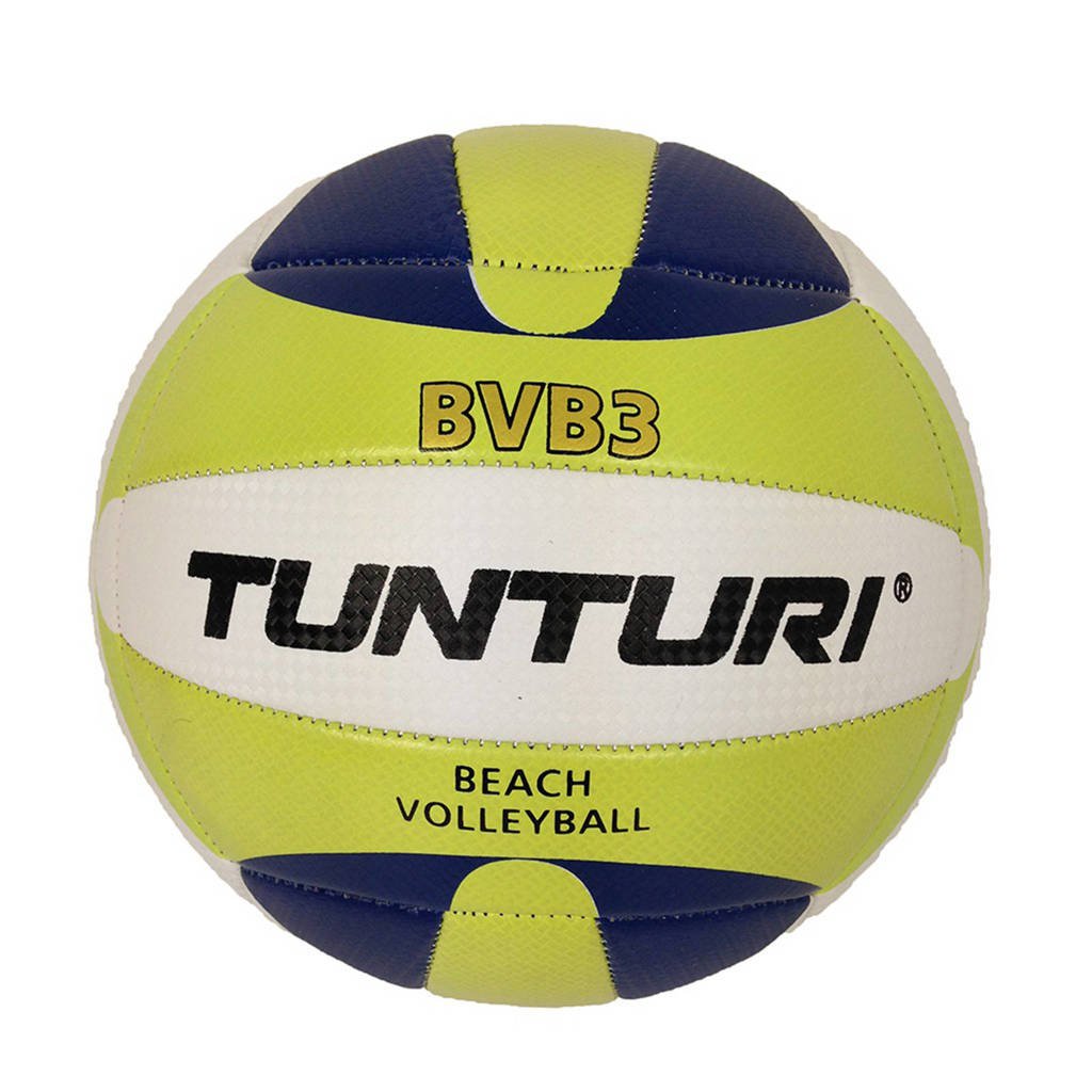Tunturi Beachvolleybal - Strand Volleybal - BVB3, Limegroen/blauw