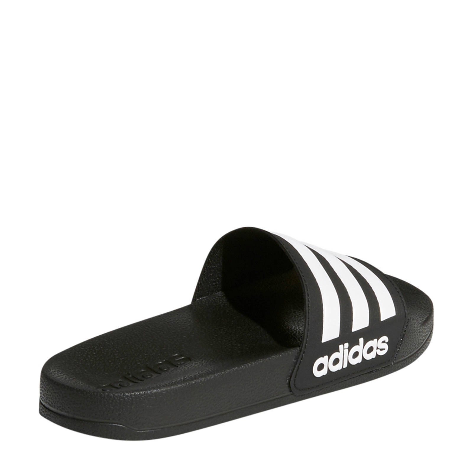 adidas Performance Adilette Shower slippers zwart/wit | wehkamp