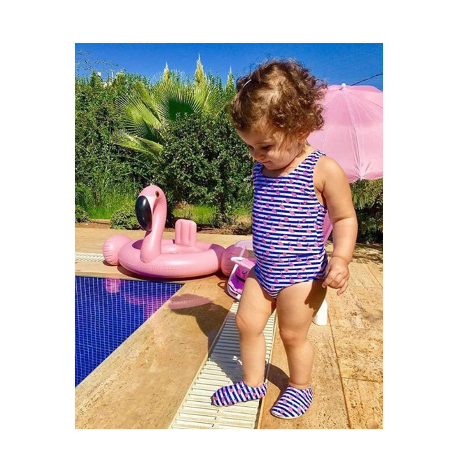 Slipstop Glasses zwemschoenen roze | wehkamp