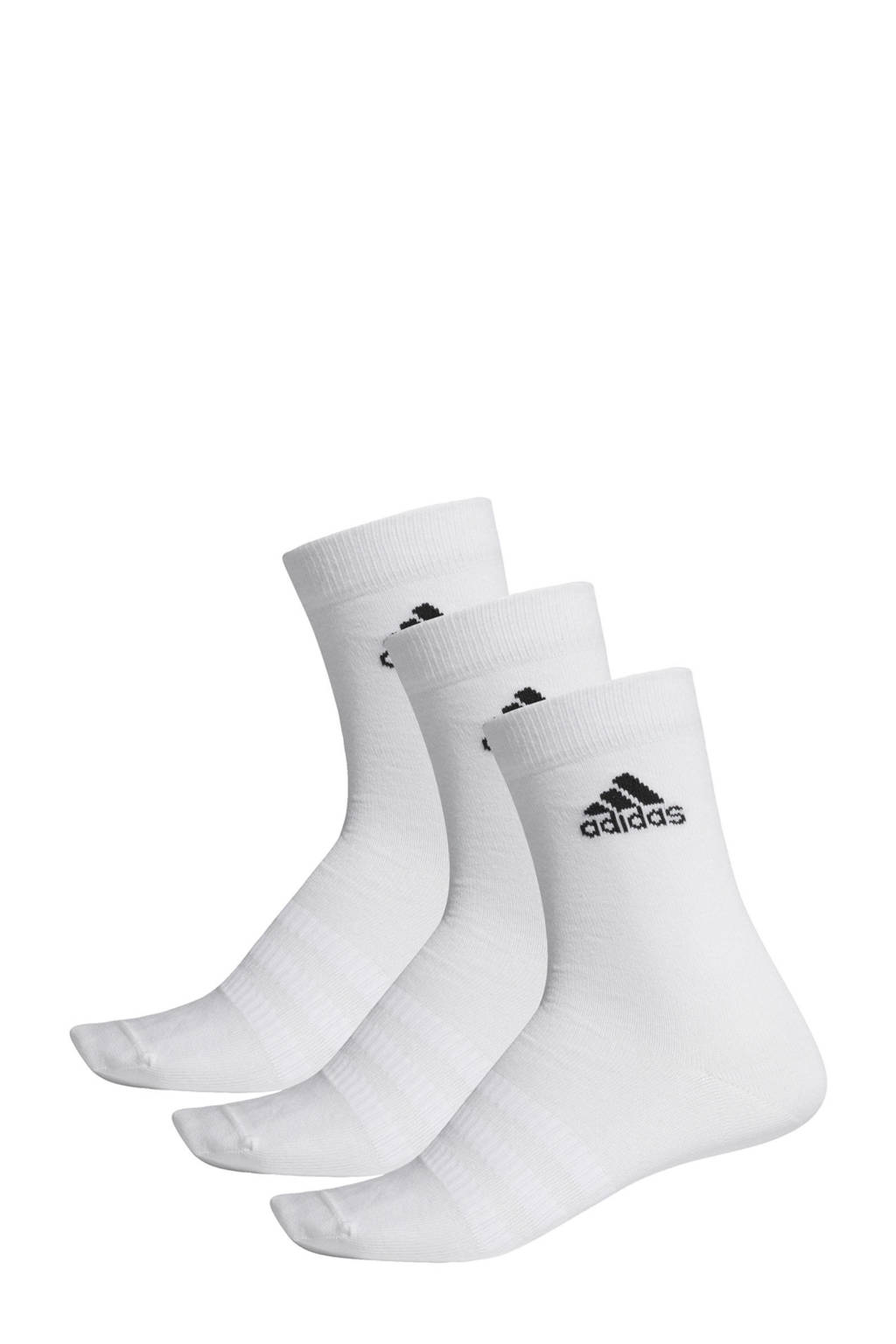 hun ondanks Blazen adidas Performance sportsokken - set van 3 wit | wehkamp