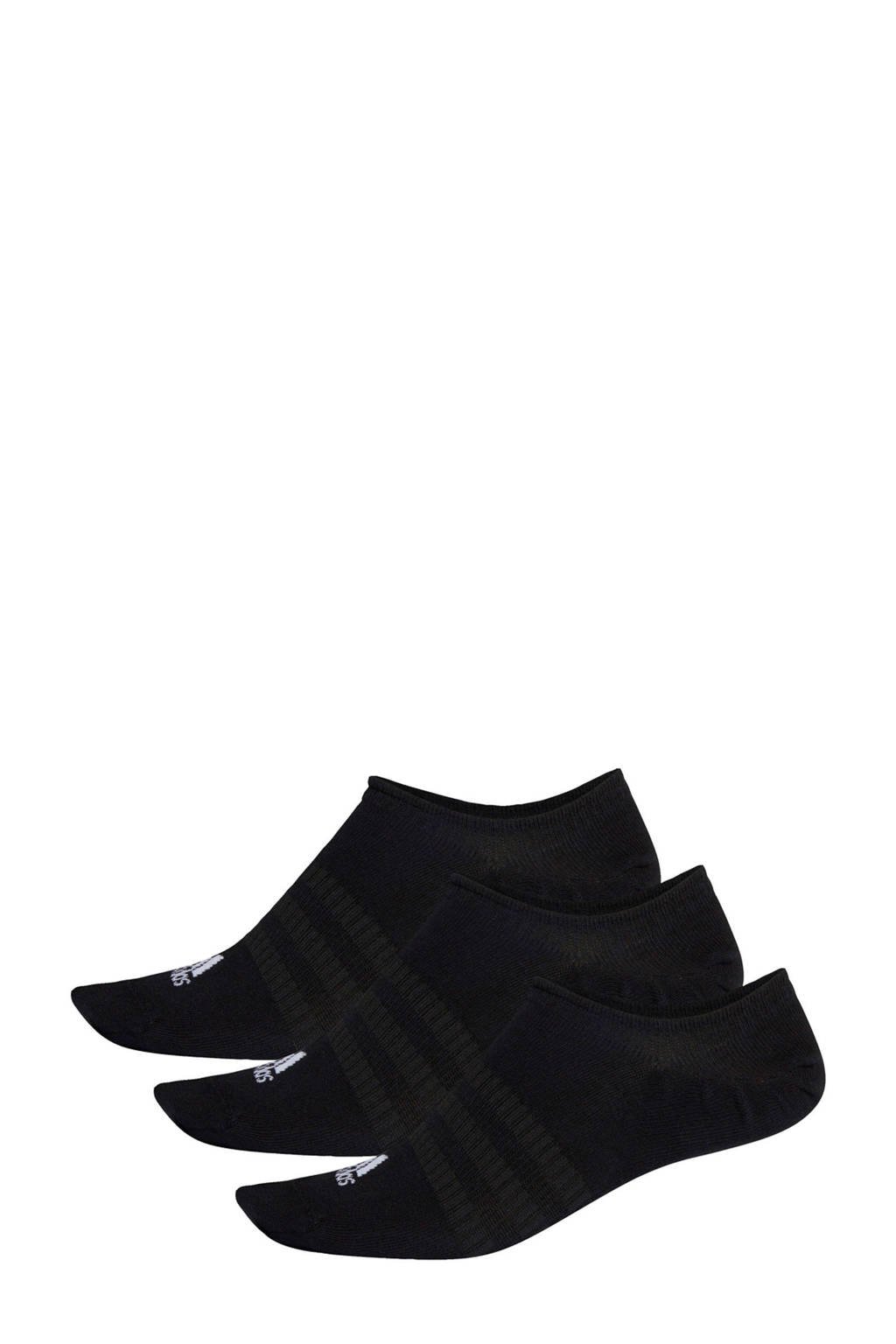 adidas Performance No Show sportsokken - set van 3 zwart, Zwart
