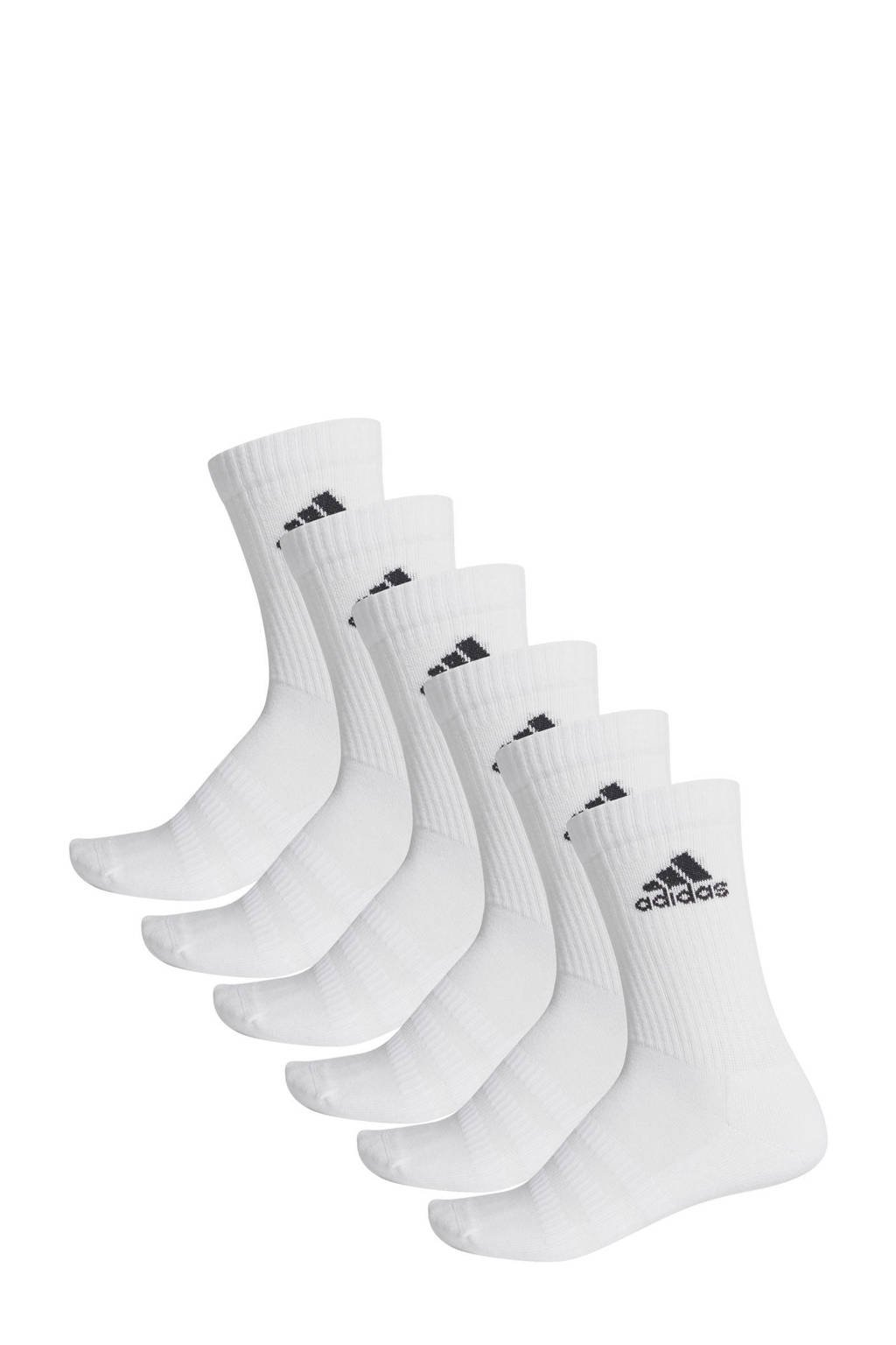 adidas Performance sportsokken - set van 6 wit, Wit