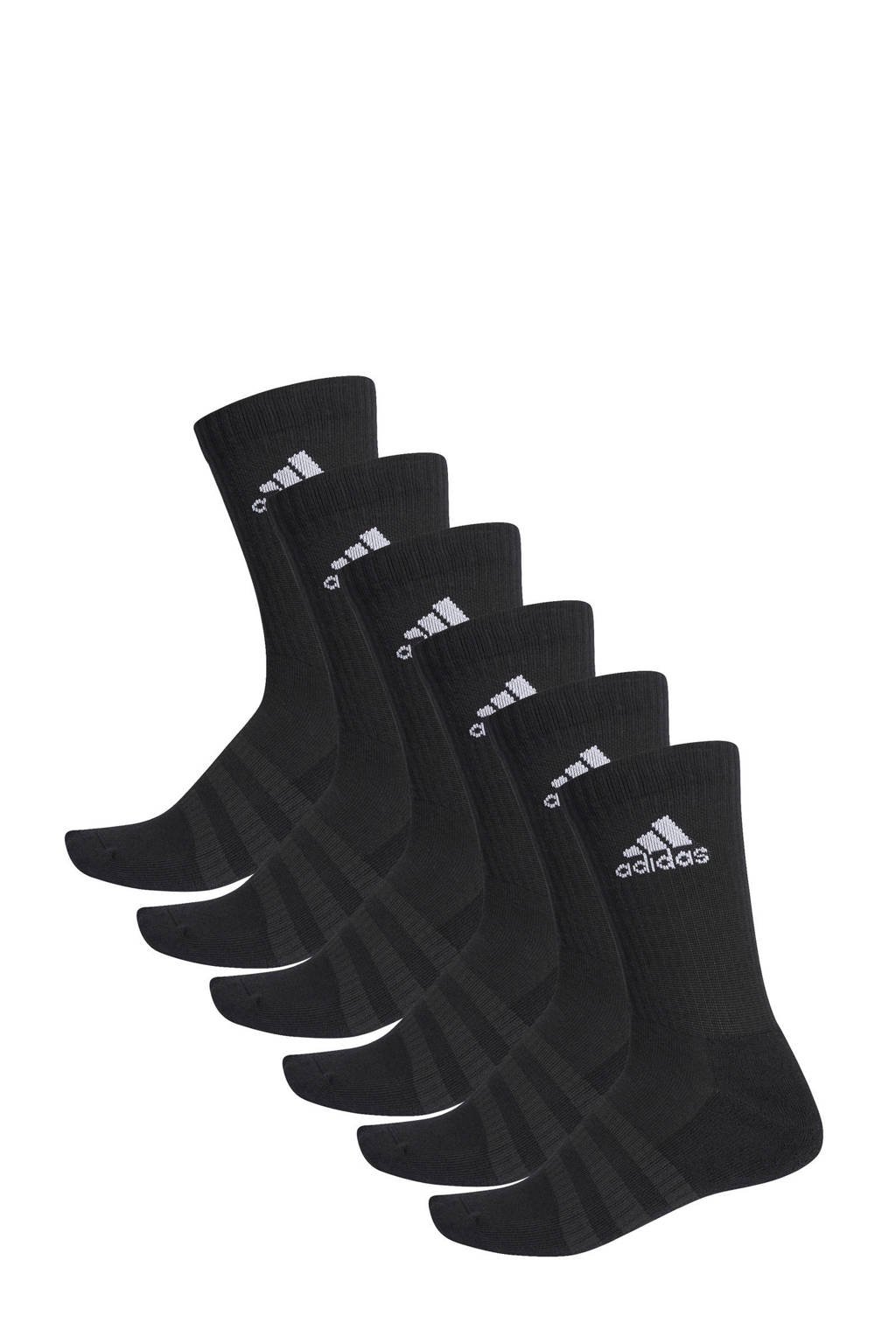adidas Performance sportsokken - set van 6 zwart, Zwart