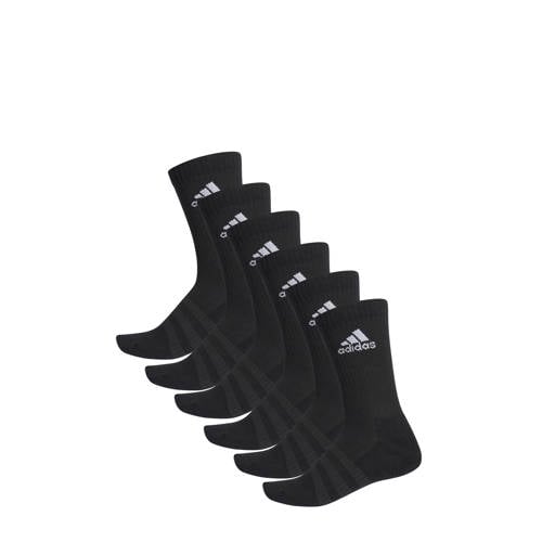 adidas Performance sportsokken - set van 6 zwart