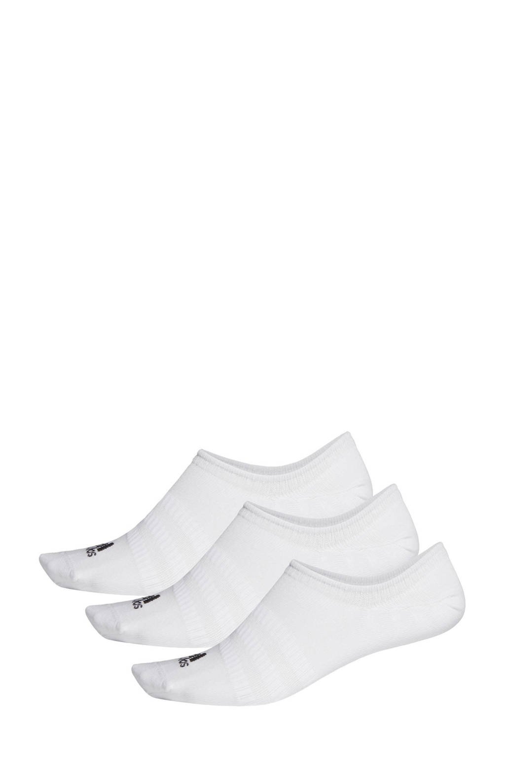 adidas Performance No Show sportsokken - set van 3 wit, Wit