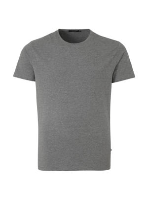 gemêleerd T-shirt grijs