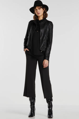 coated jasje zwart