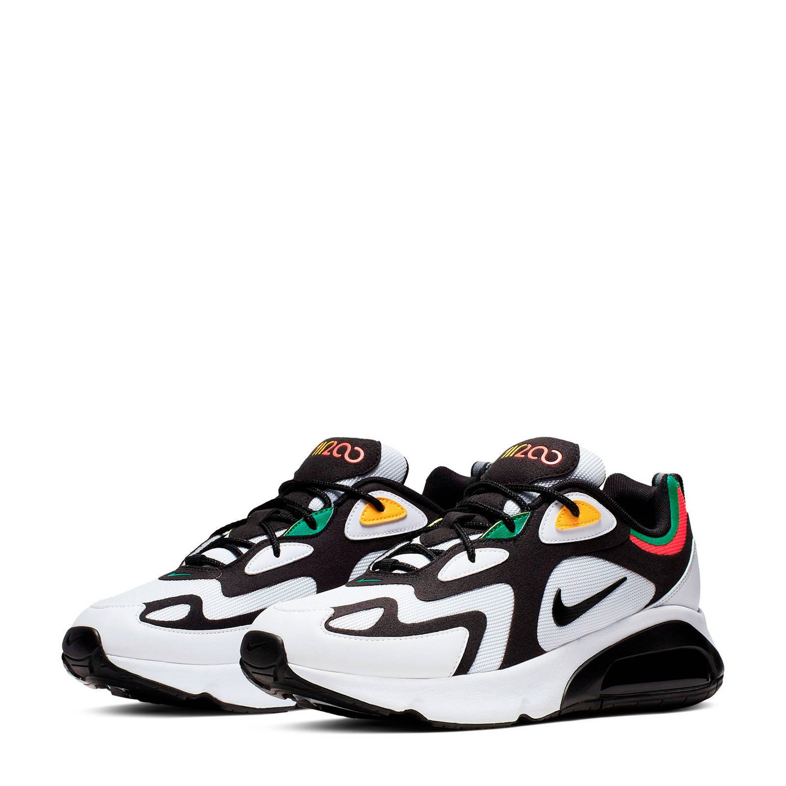 Nike Air Max 200 sneakers zwart/wit | wehkamp Nike Air Max 200 sneakers zwart/wit | wehkamp