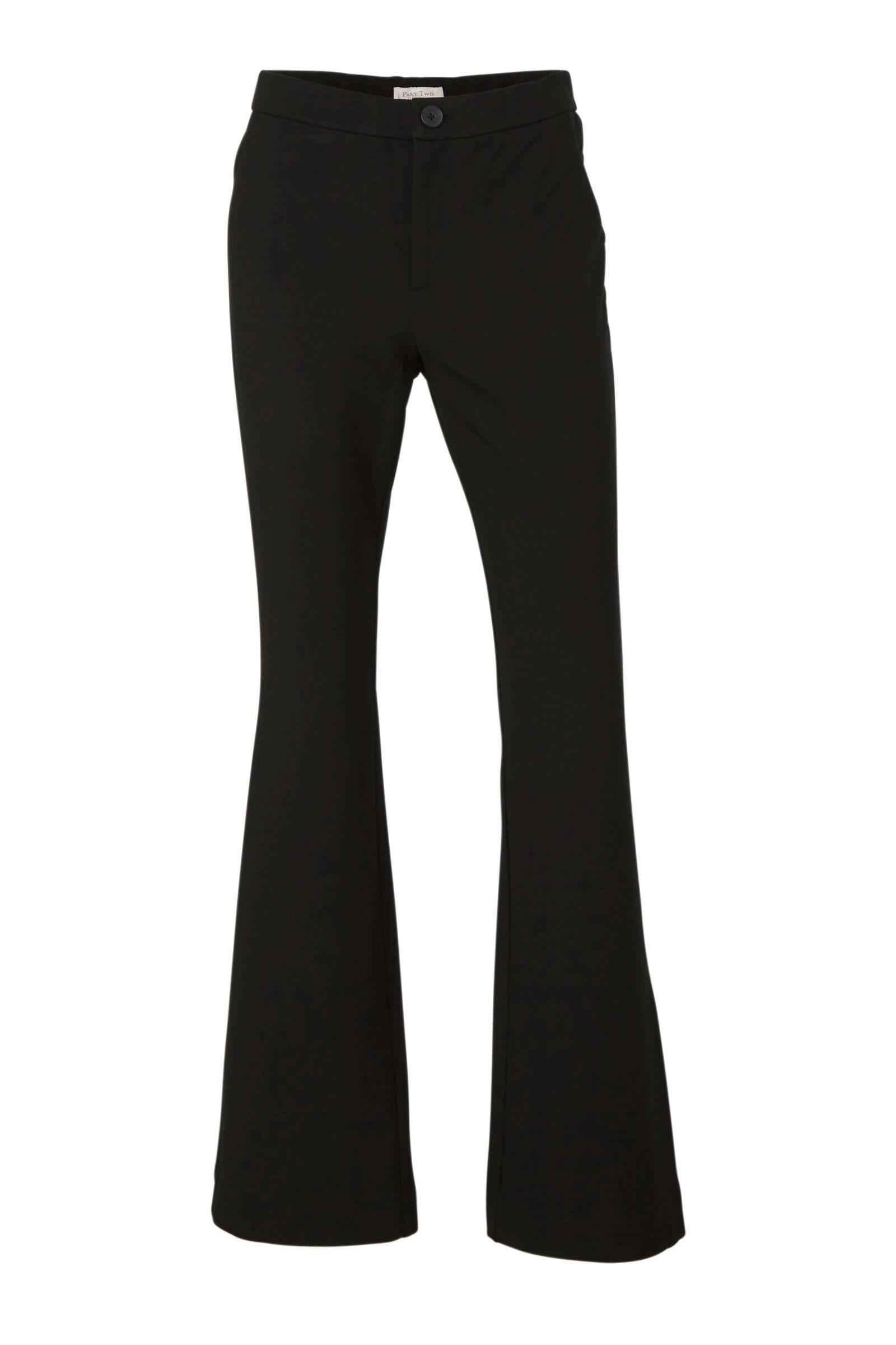 flared broek high waist