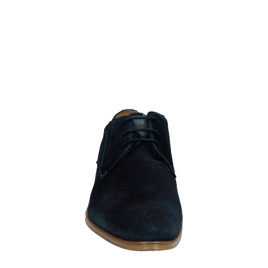 bugatti Zakelijke herenschoenen, veterschoenen, donkerblauw 4100, 41 EU