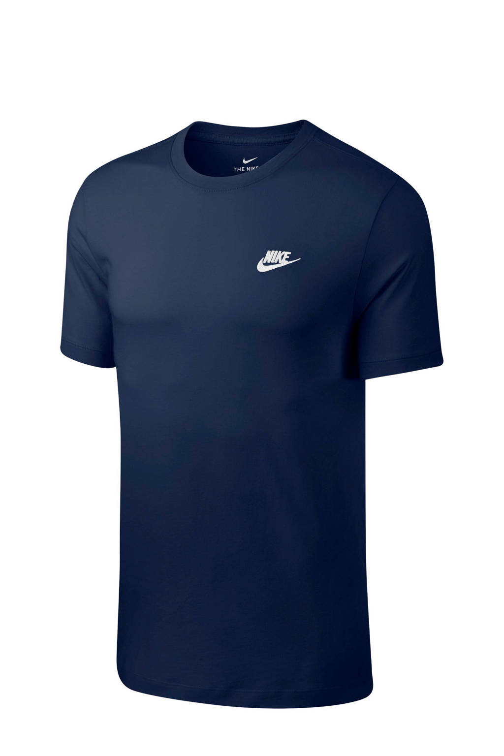 Oneffenheden laat staan opslaan Nike T-shirt donkerblauw | wehkamp