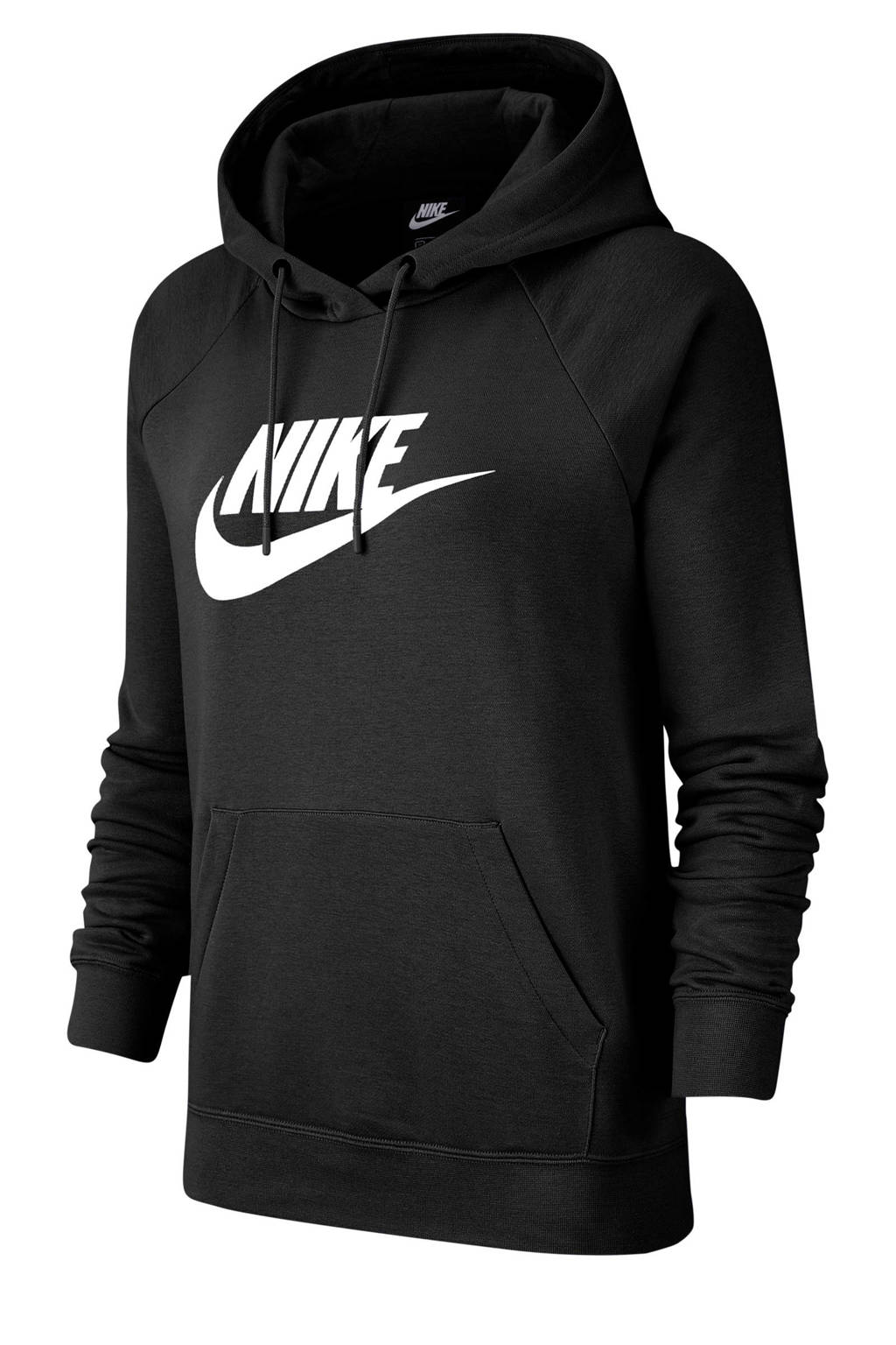 Nike hoodie zwart, Zwart/wit