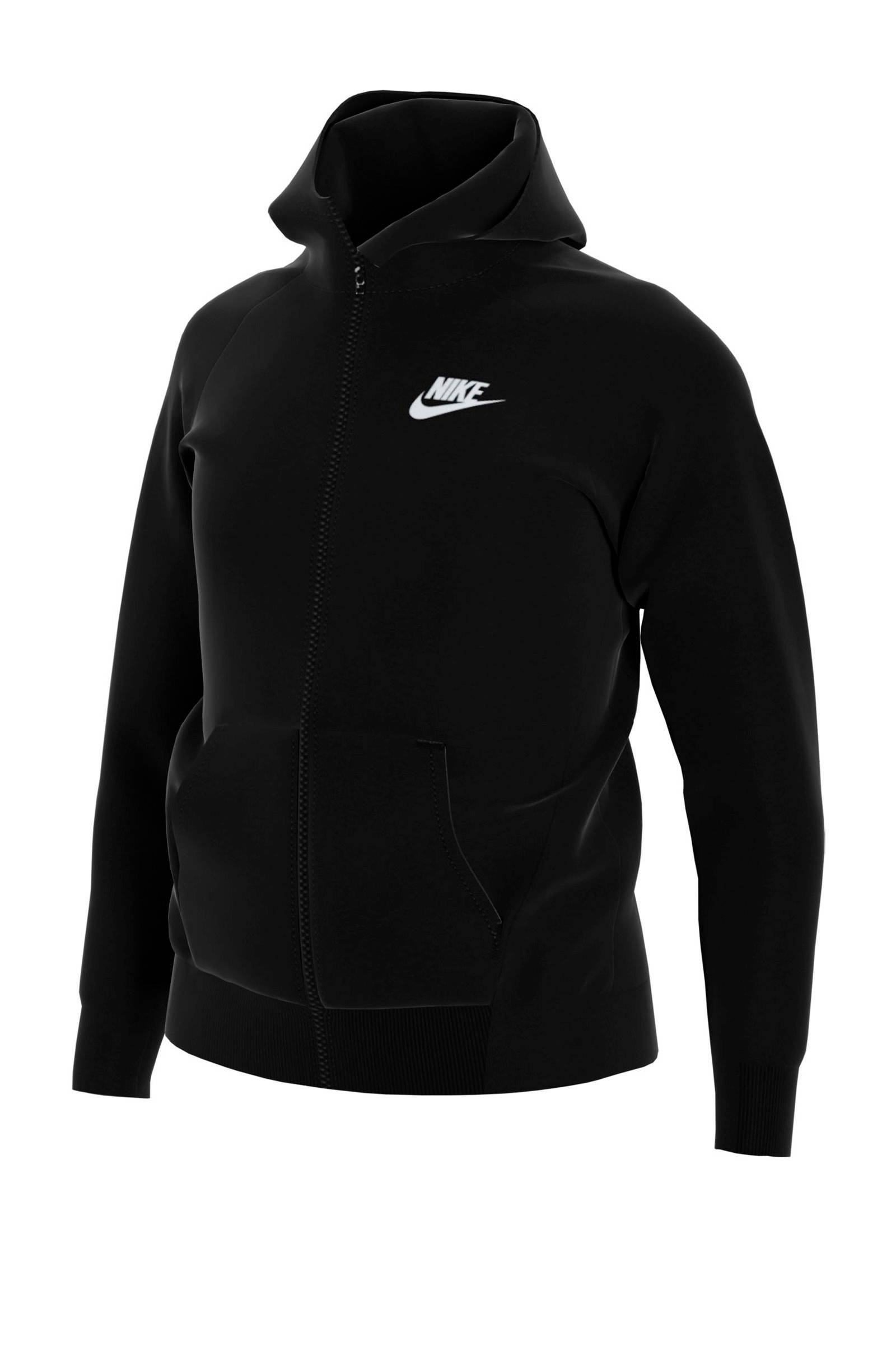 Nike Sportswear Hoodie met rits voor meisjes Zwart online kopen