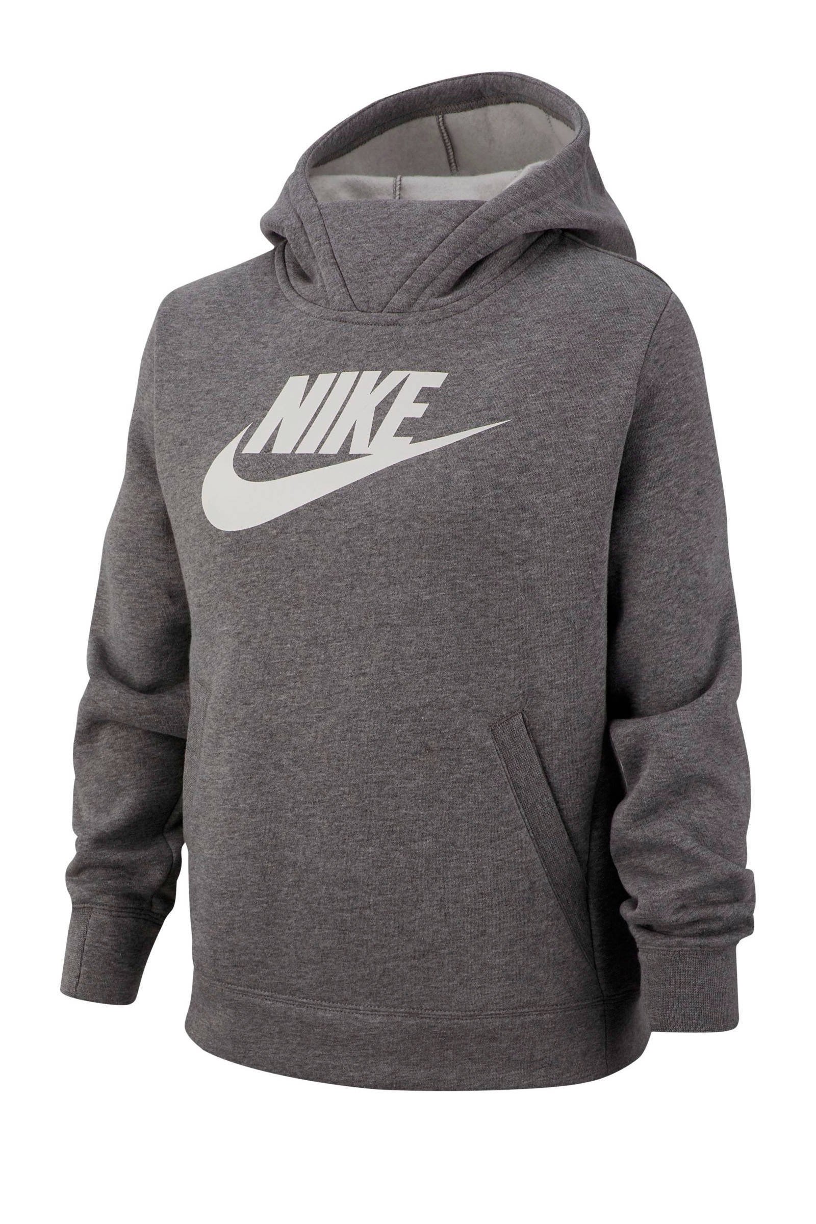 Nike hoodie grijs | wehkamp Nike sweater met printopdruk rood | wehkamp