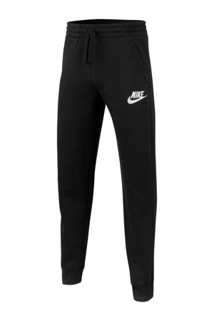 regular fit joggingbroek zwart/wit