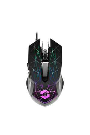  RETICOS RGB gaming muis zwart