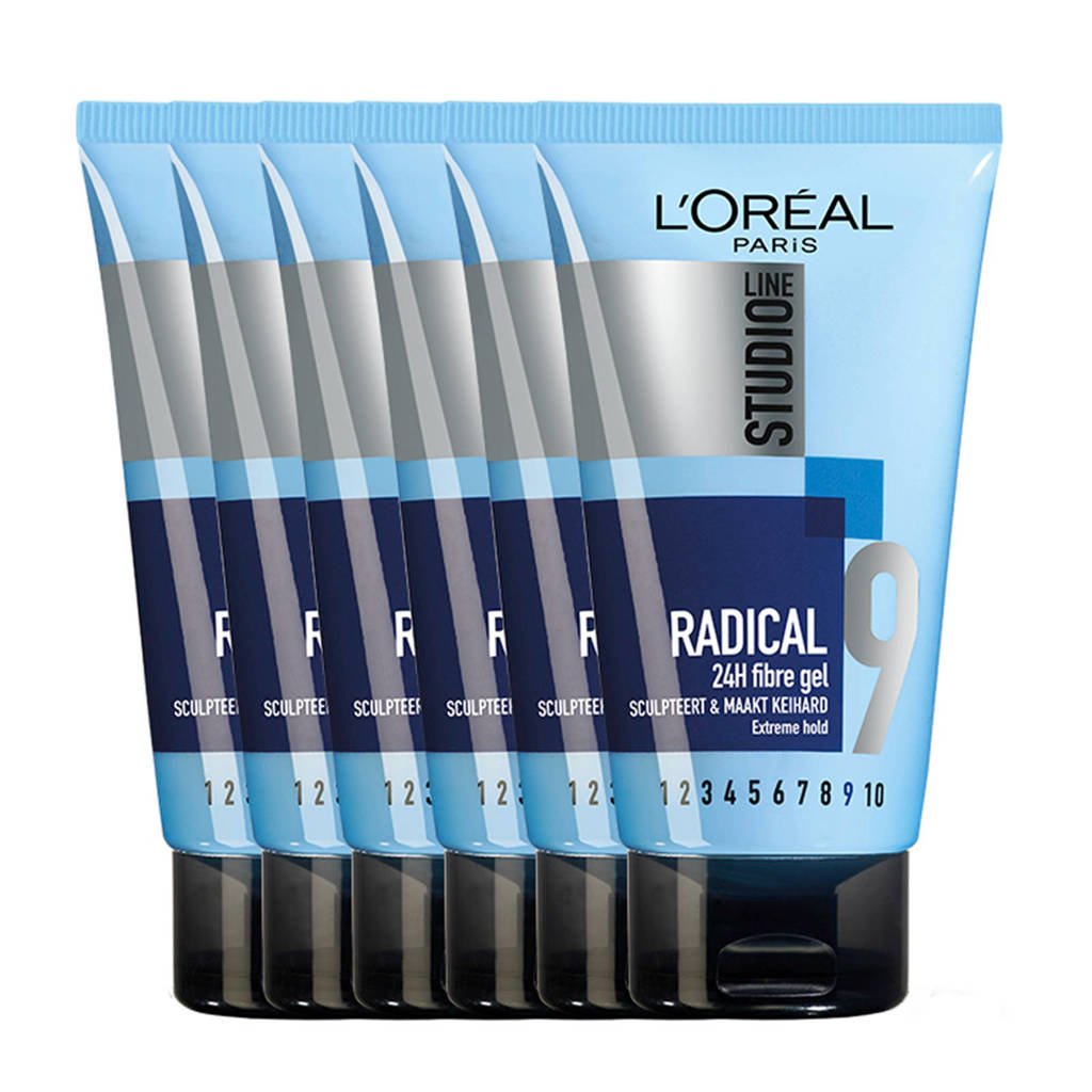 L'Oréal Paris Studio Line haargel - 6x 150ml multiverpakking