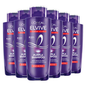 Color Vive Purple zilvershampoo - 6 x 200 ml - voordeelverpakking