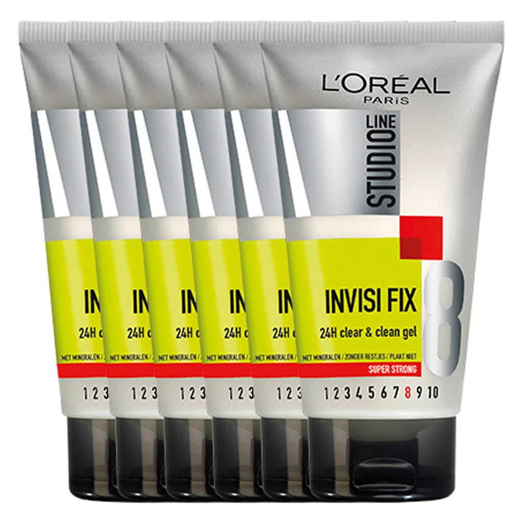 L'Oréal Paris Studio Line Super Strong haargel - 6 x 150 ml voordeelverpakking