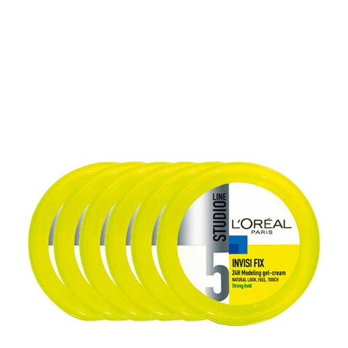 Wehkamp L'Oréal Paris Studio Line Invisi Fix Crème gel - 6 x 150 ml voordeelverpakking aanbieding