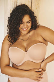 thumbnail: Elomi voorgevormde strapless beugelbh Smooth beige