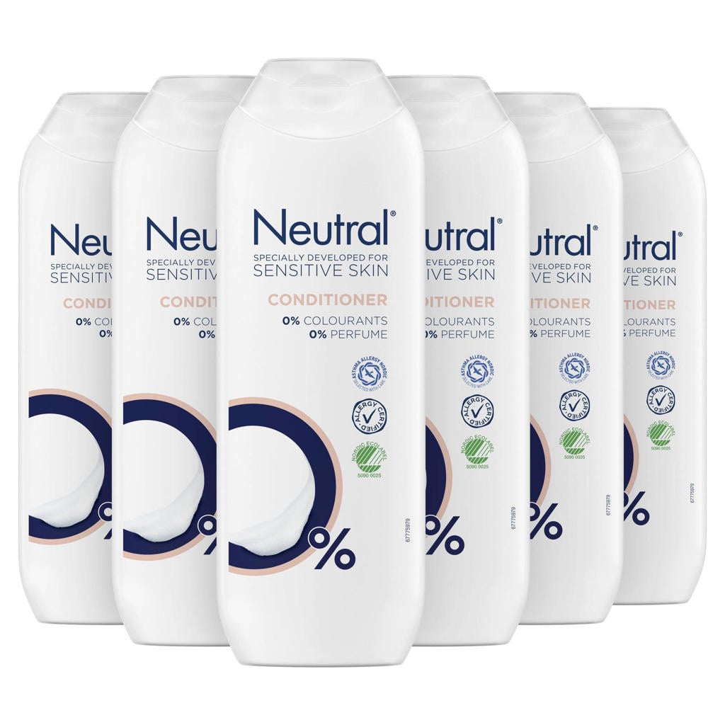 Neutral conditioner Parfumvrij - 6 x 250 ml