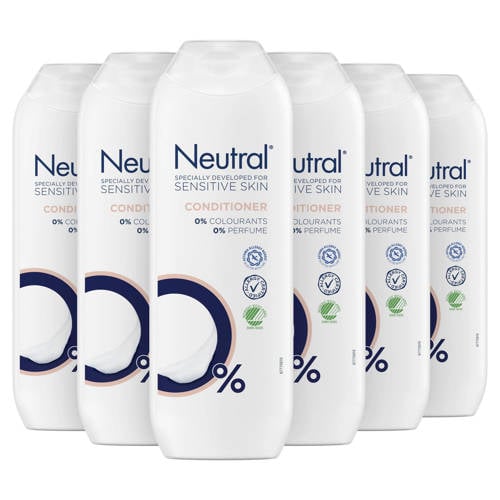 Wehkamp Neutral conditioner Parfumvrij - 6 x 250 ml aanbieding