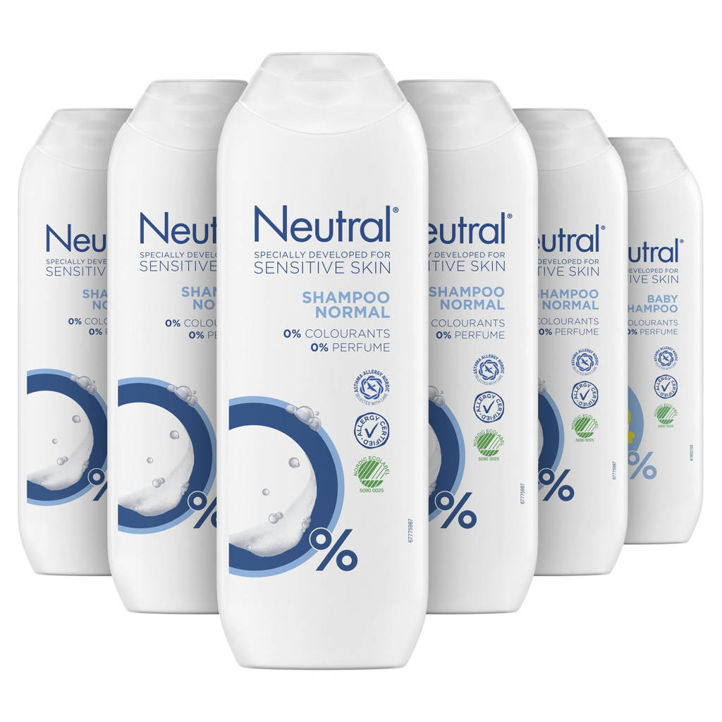 Systematisch Biscuit optocht Neutral shampoo parfumvrij - 6 x 250 ml - voordeelverpakking | wehkamp