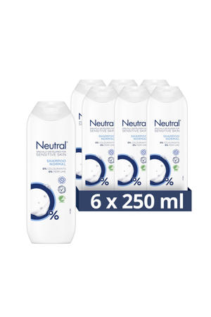 shampoo parfumvrij - 6 x 250 ml - voordeelverpakking