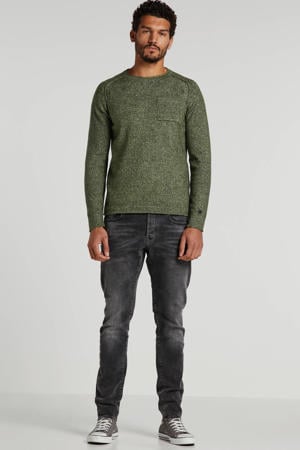 trui met wol groen