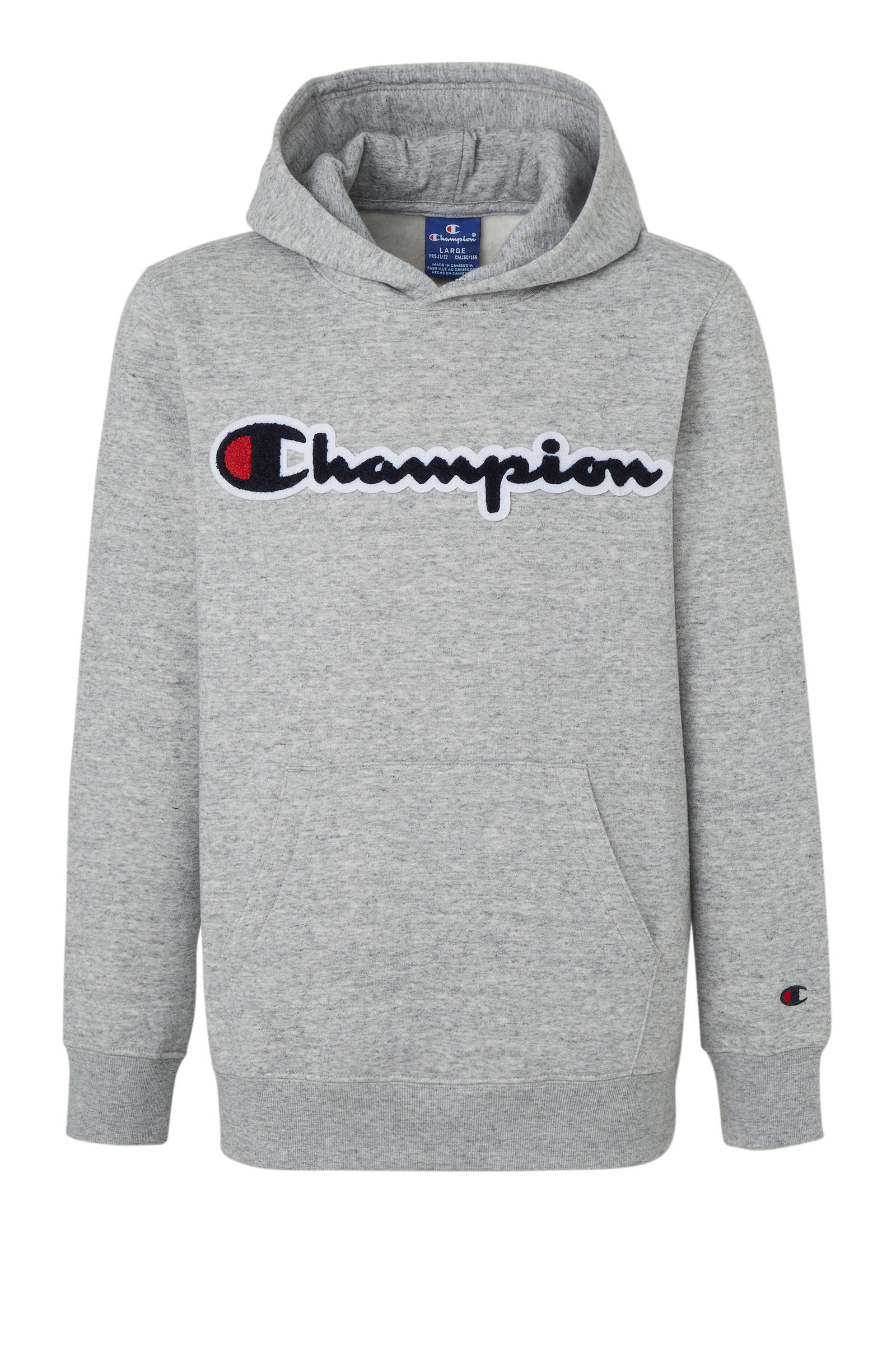 champion hoodie grijs