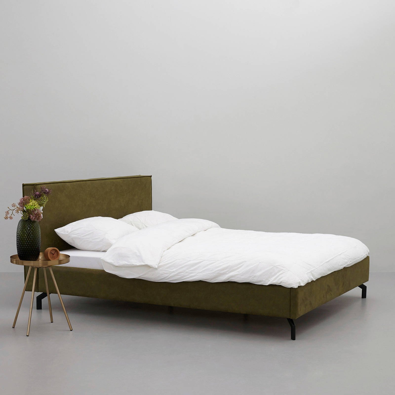 Wehkamp Home eco leren bed Detroit(180x200 cm )