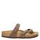 Birkenstock slippers bruin