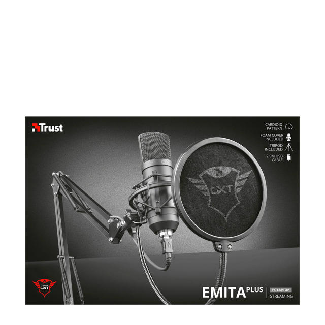 Trust GXT Emita Plus Streaming microfoon wehkamp
