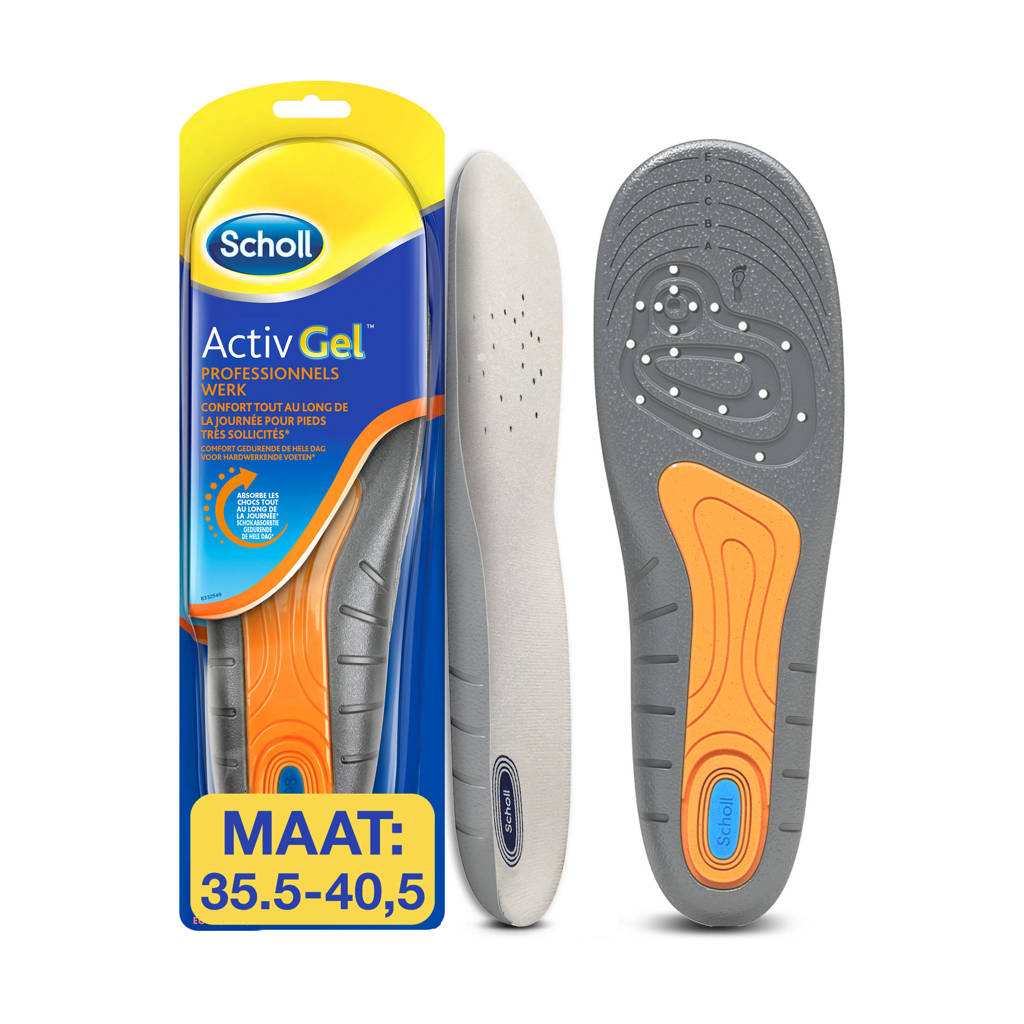 Scholl ActivGel vrouw zolen - werk