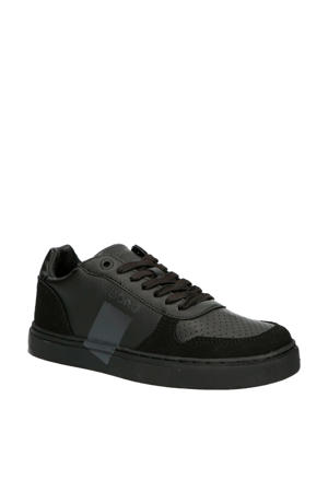 T1020 LOW LEA T leren sneakers zwart