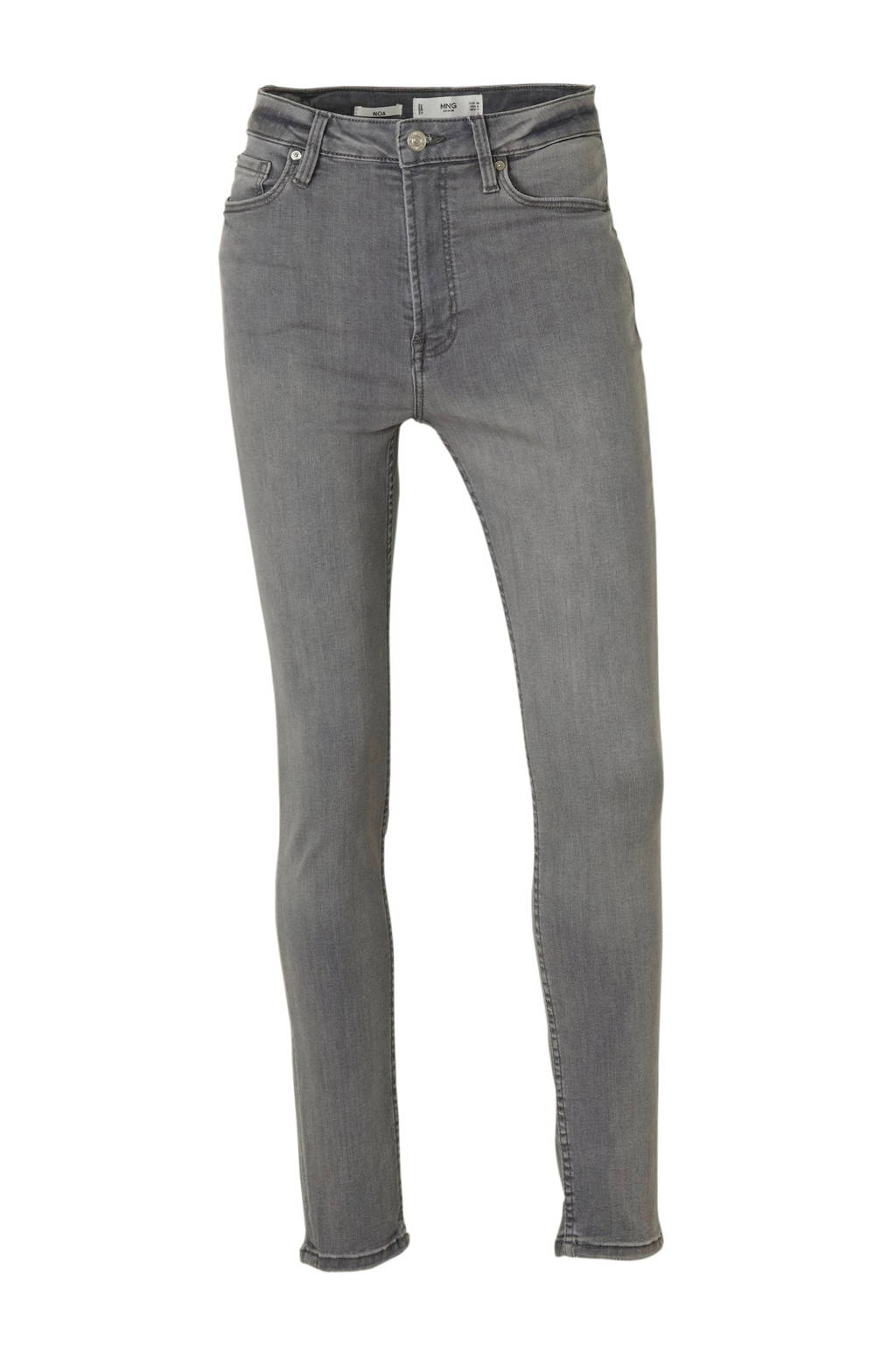 Mango high waist skinny jeans Noa, Grijs