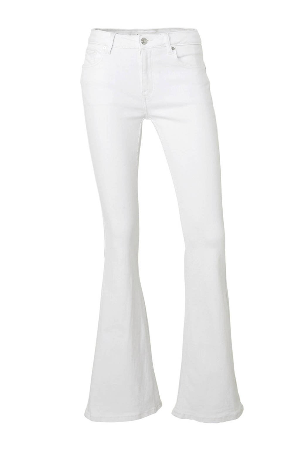 Mango high waist flared jeans, Wit