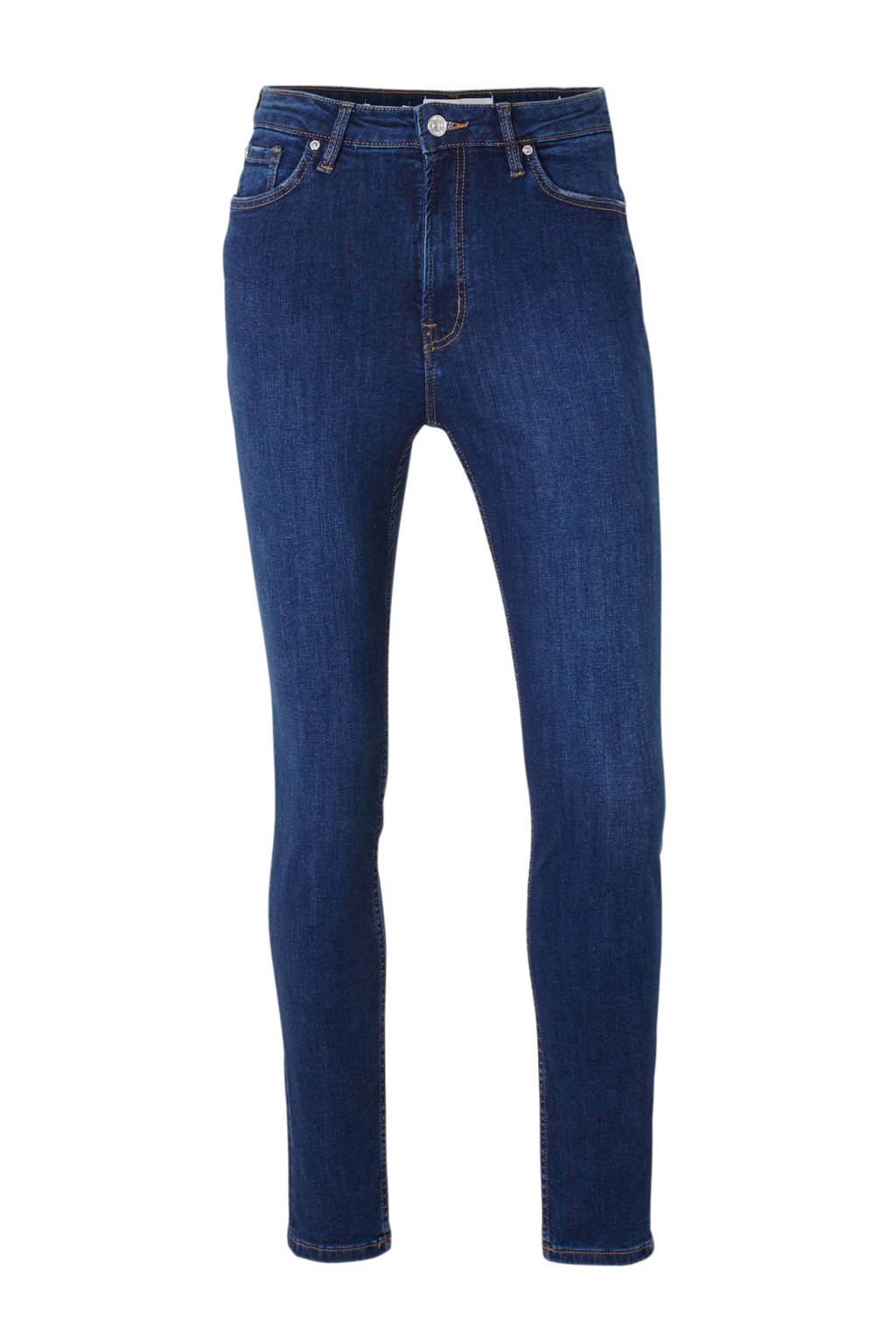 Mango high waist skinny jeans Noa, Dark denim