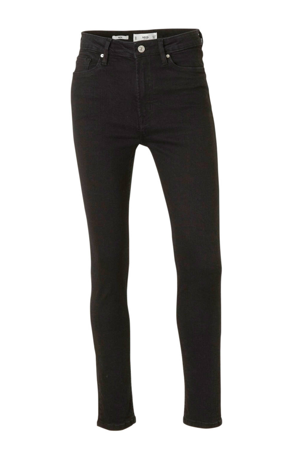 Mango high waist skinny jeans Noa, Zwart
