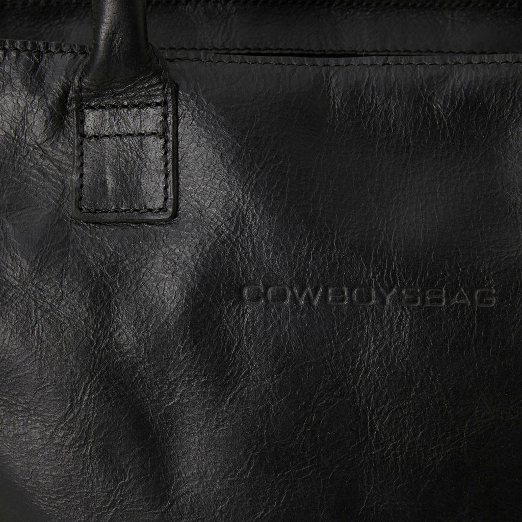 Cowboysbag 13.3 inch Woodridge leren shopper laptoptas wehkamp
