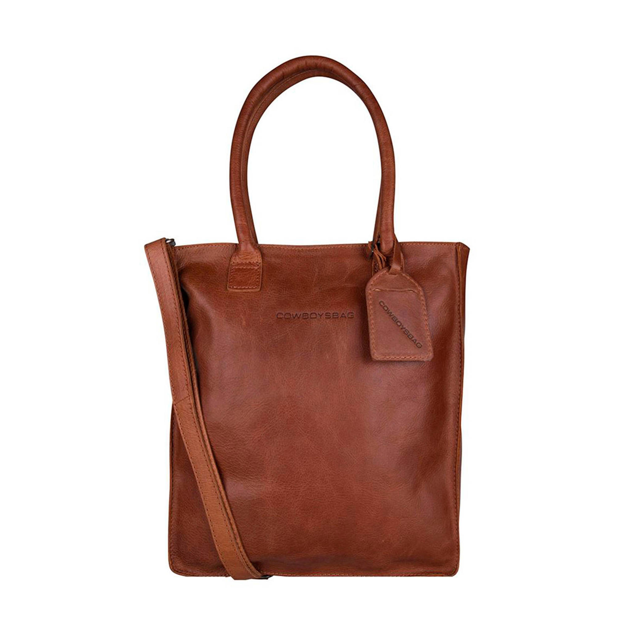 Cowboysbag 13 inch leren laptoptas Woodridge cognac wehkamp