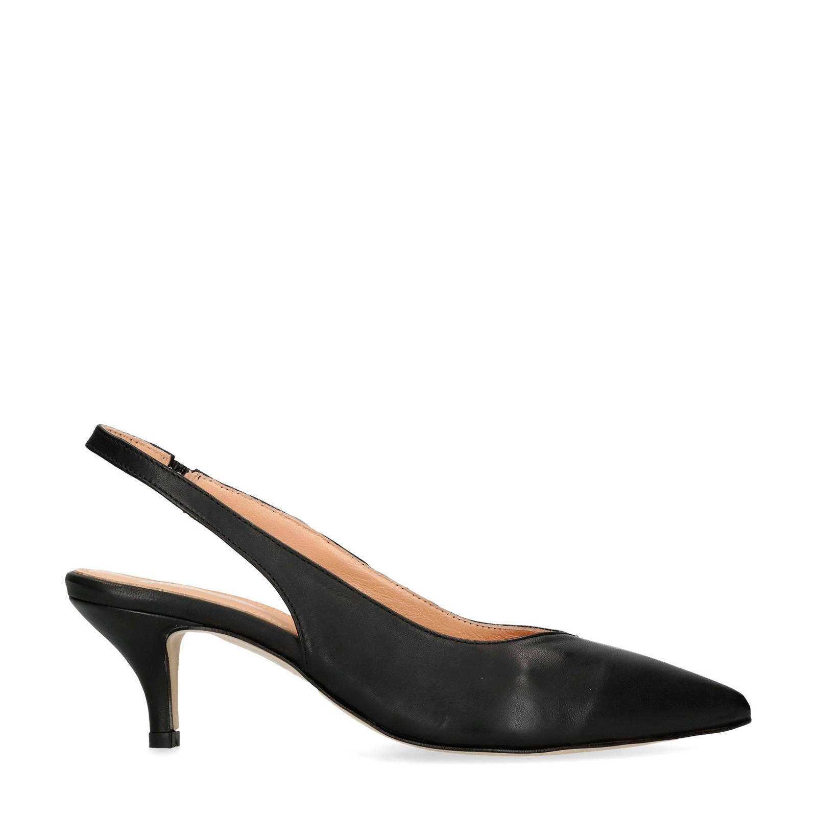 Bruno Premi – R7402X – Zwart leer slingback pump – Elias Shoes – Schoenen  webshop