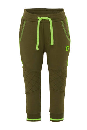 tapered fit joggingbroek legergroen
