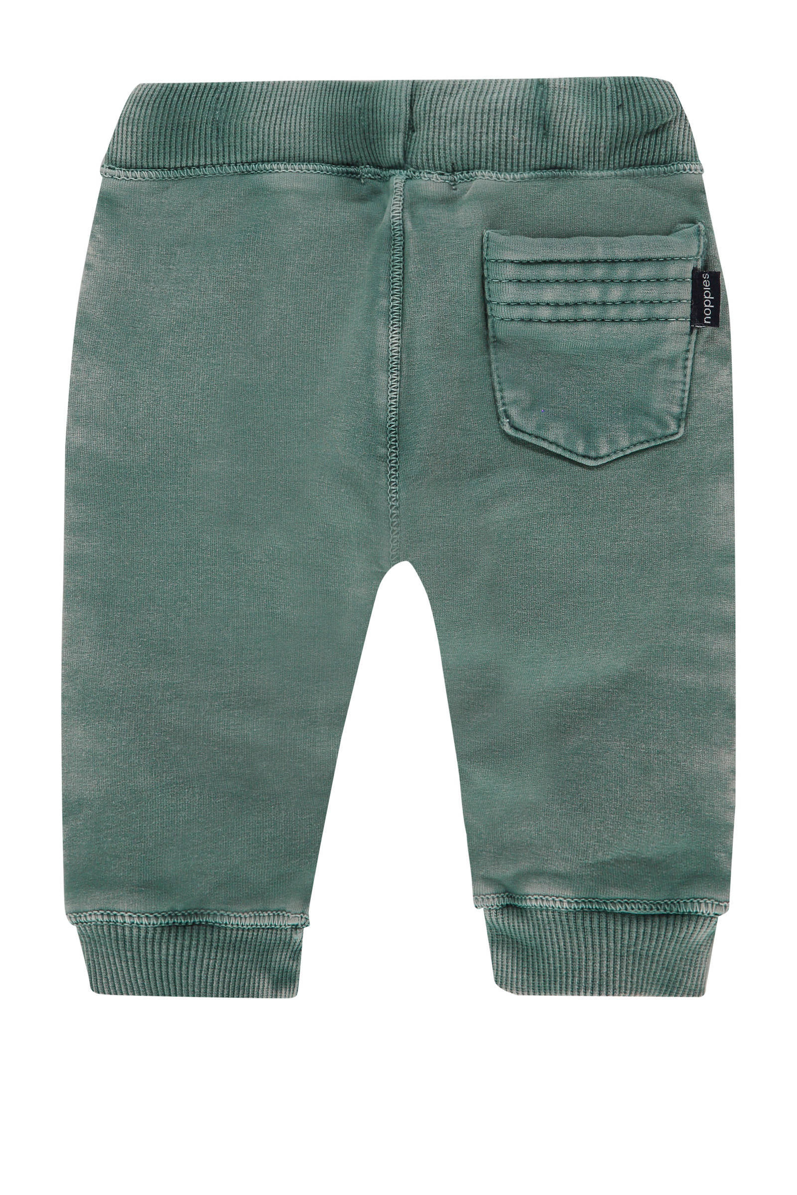 Noppies baby regular fit broek Ammon groen | wehkamp