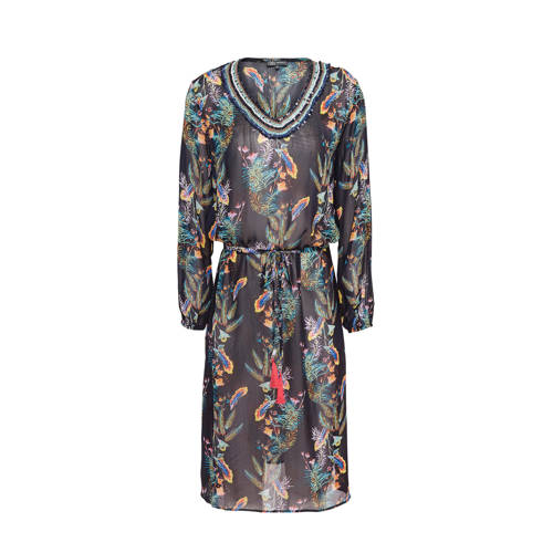 Didi jurk met all over print marine Didi jurk met all over print marine