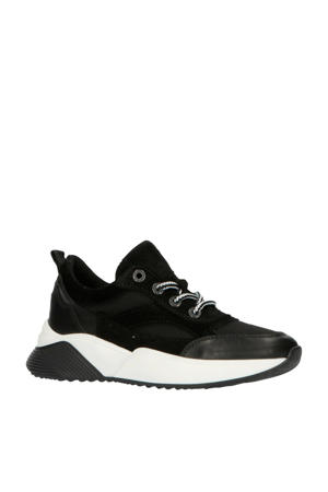 192-1518lp leren sneakers zwart