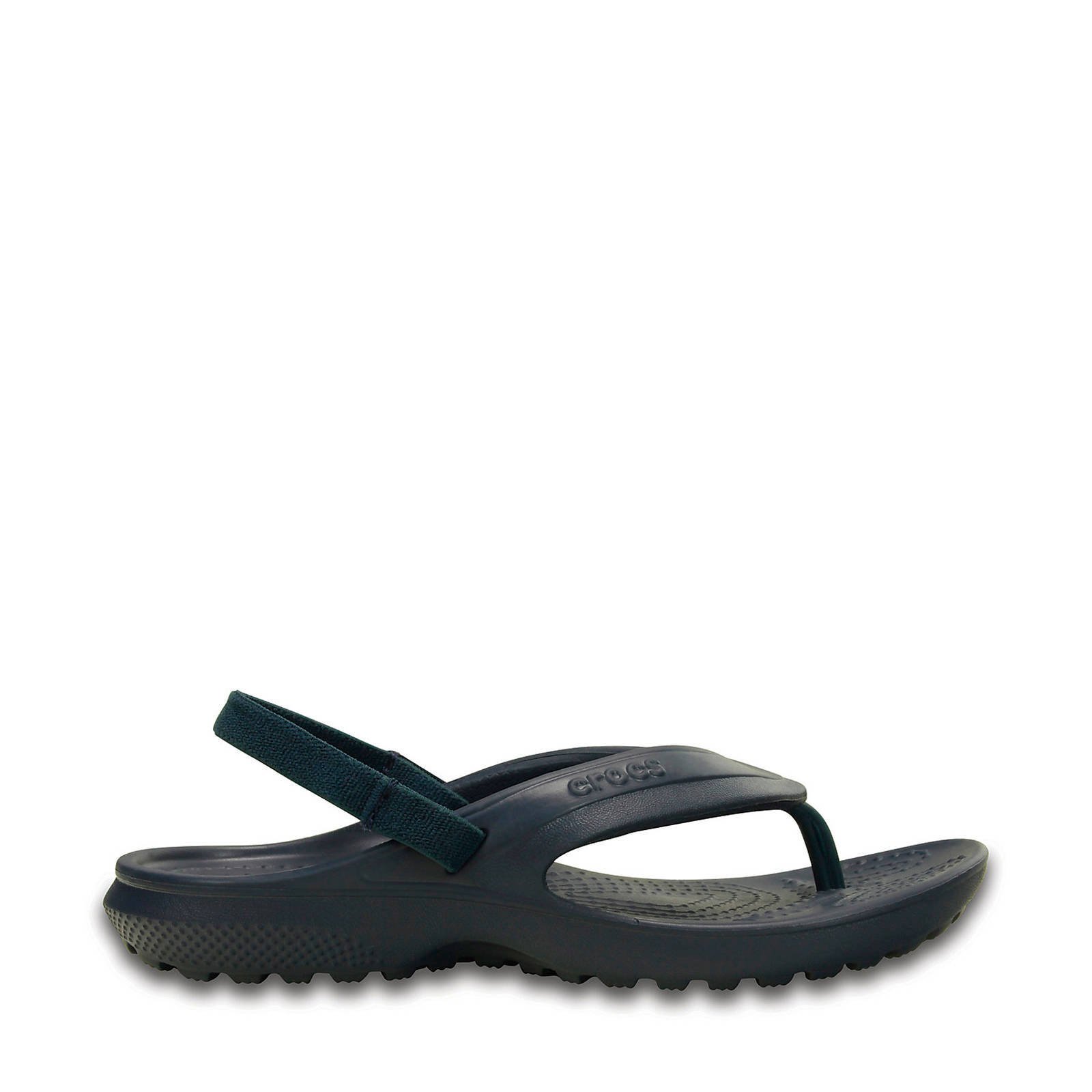 Crocs classic flip slippers blauw kinderen online kopen